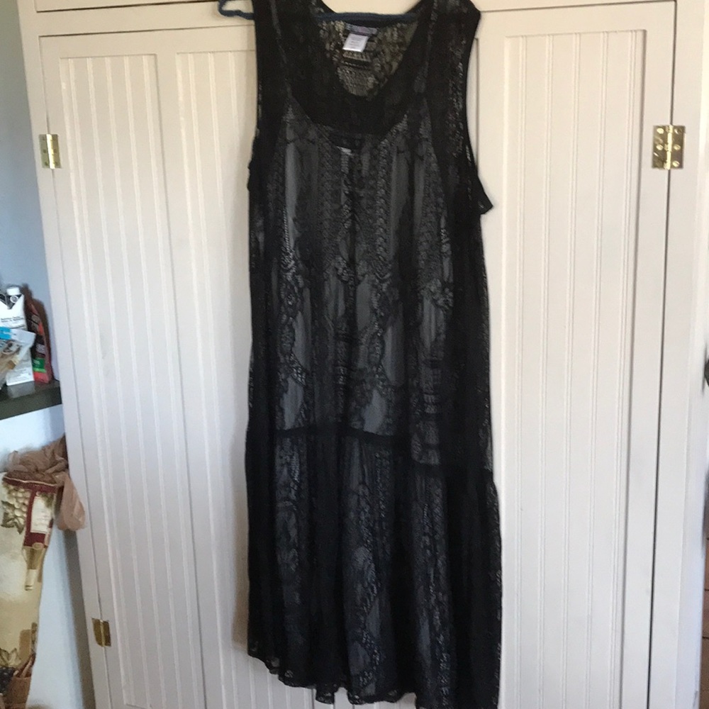 Black Tea lace dress